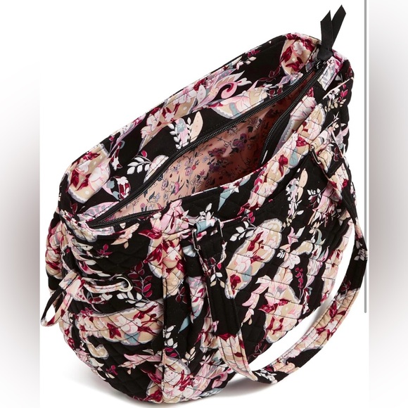 NWT Vera Bradley Women's Cotton Glenna Satchel Purse - botanical Paisley - Picture 3 of 4